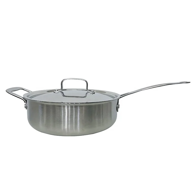 
Hot Sale Chinese Hand Hammered Wok Stainless Steel Handle No Coating Round Bottom Wok Pan Cover Metal Stove Pcs 