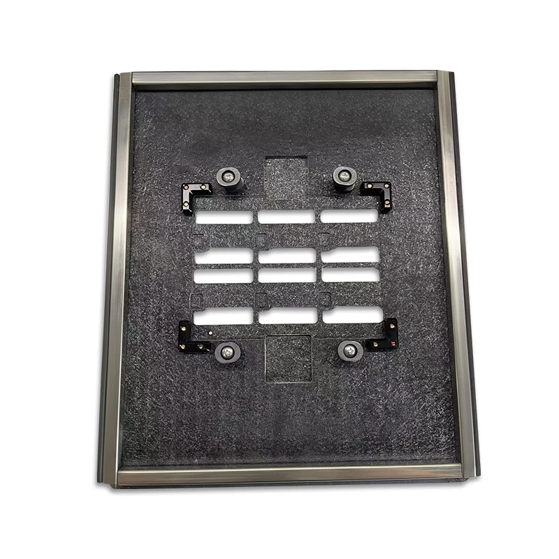 Custom High-Temperature Wave Solder Pallet Good Quality Machined from Stainless Steel Brass Metal CNC Machining Capable