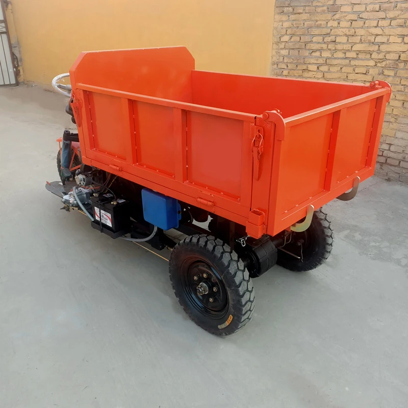 Dumper Truck Style Motorized Tricycle for Construction Use