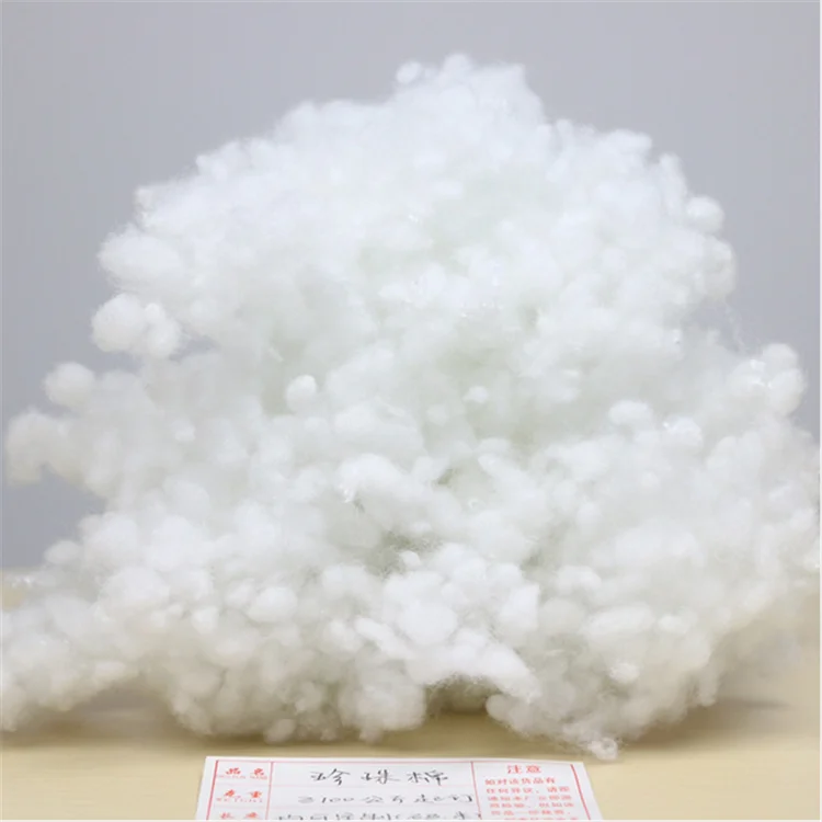 
Factory Direct Sales Hollow Conjugated Silicone Staple Fiber Doll Filling Material Fiber 