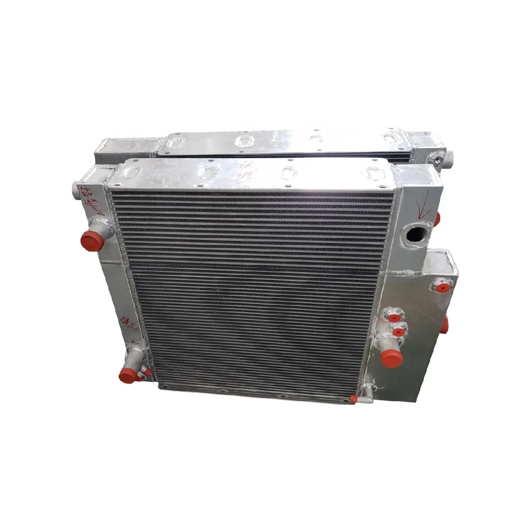 OEM hydraulic oil cooler with 24v fan