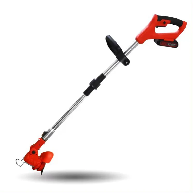 LARIX Electric Wireless Power String Trimmer Handheld Racing Wheels Mini Lawn Mower Home Cordless Power String Lawn Edger