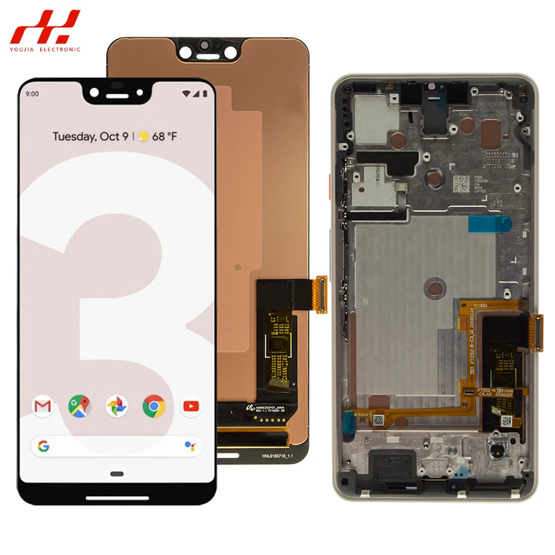 Pixel 3XL Mobile Phone LCD for Google Pixel 3 XL LCD Display with Touch Digitizer Screen Assembly Repair Replacement Parts
