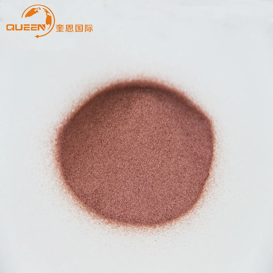 Rose red waterjet cutting 80 grit garnet sand