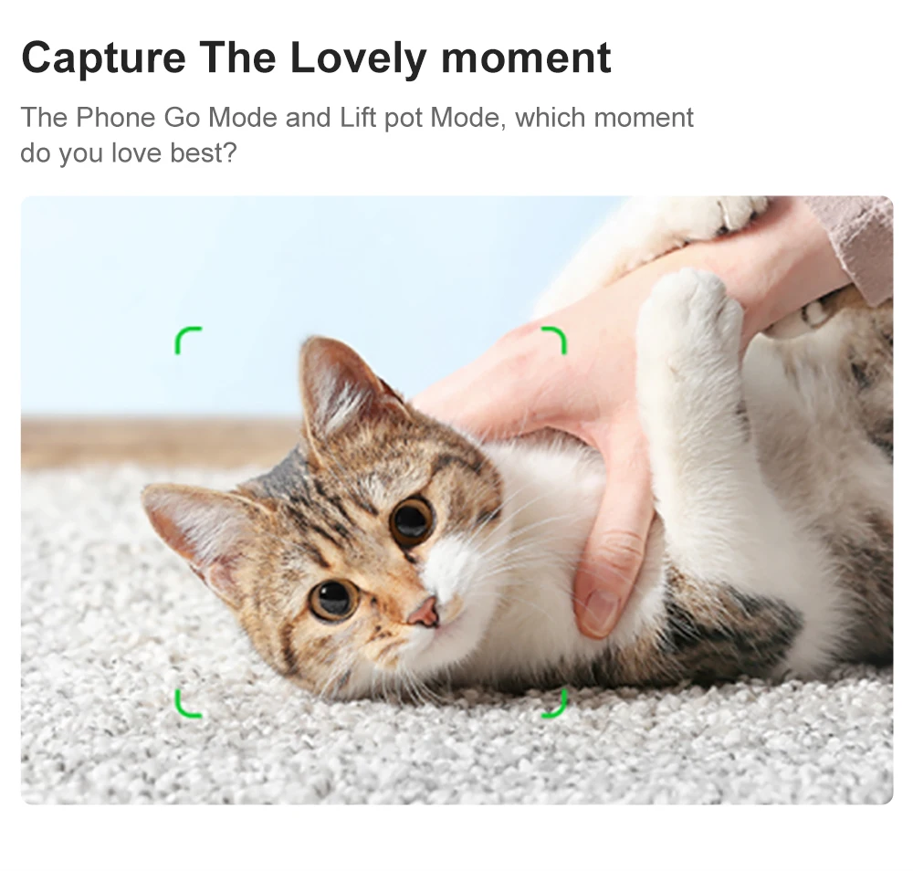 Новое поступление, вращение 360, умный шарнирный стабилизатор, автоматическое отслеживание, изготовление видеороликов, штатив для телефона