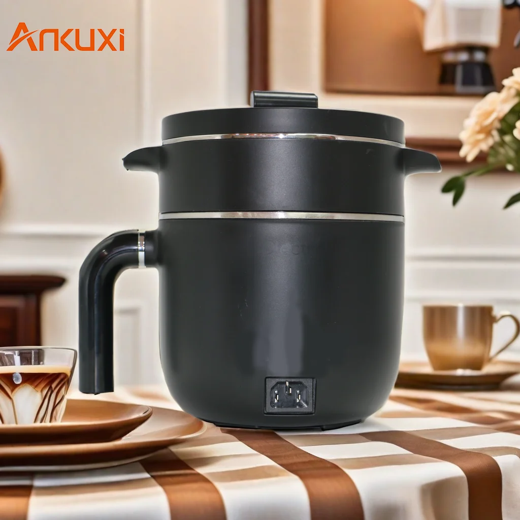 Smart Home Appliances 360 Base Safe and Controllable Stainless Steel Electric Kettle With Handle Multi Noodle Cooker