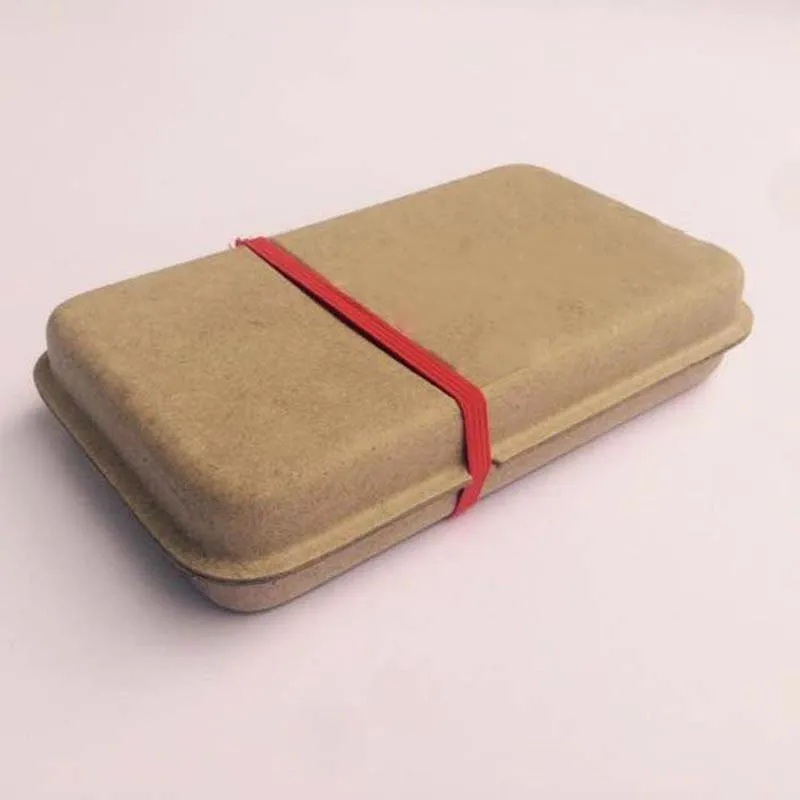 Устойчивые экологически чистые продукты 100% биоразлагаемый поднос из переработанной