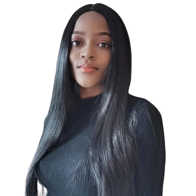 
African dream hair female long straight hair red and black color wig manufacturers wig women long colorful low MOQ 