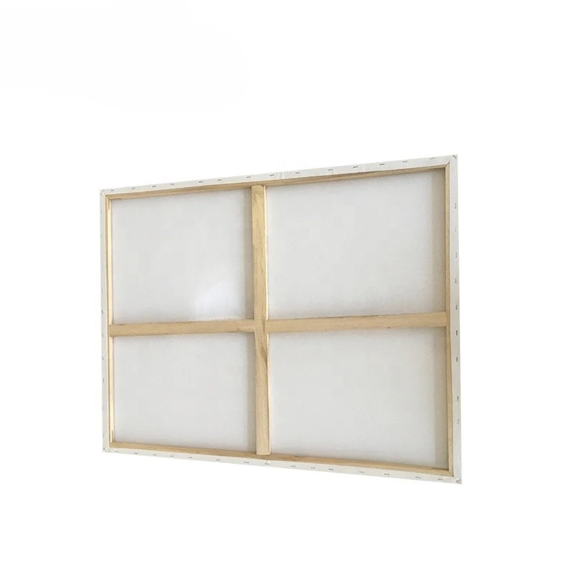 Beginner material texture painting with frame wood strips acrylic paint gouache canvas painting board wholesale