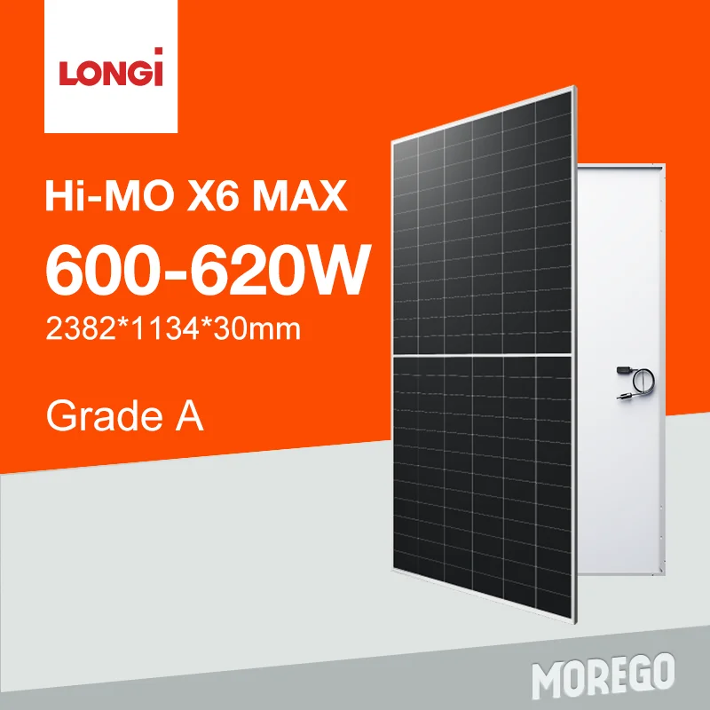 Longi solar Hi-MOX6 Explorer anti-dust solar panel 575w 580w 585w 590w 600w 605W 610W 615W 620Wsolar panels