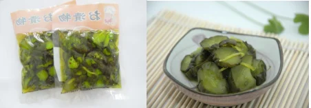 Japanese marinated pickled cucumber For Japanese Sushi Bar