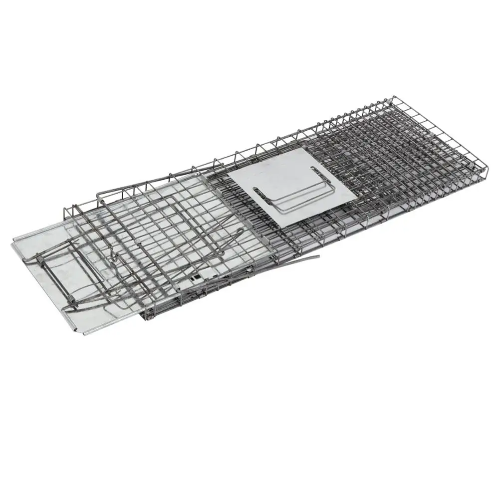 42' Live Animal Trap Cage Humane Cage Catch Metal Steel with Handle, Release Rats Mouse Mice Rodents Squirrels