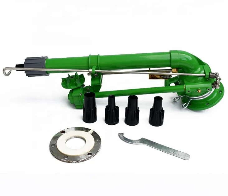 sprinkler irrigation system 360 degree rotating rain gun sprinkler for agriculture farm irrigation