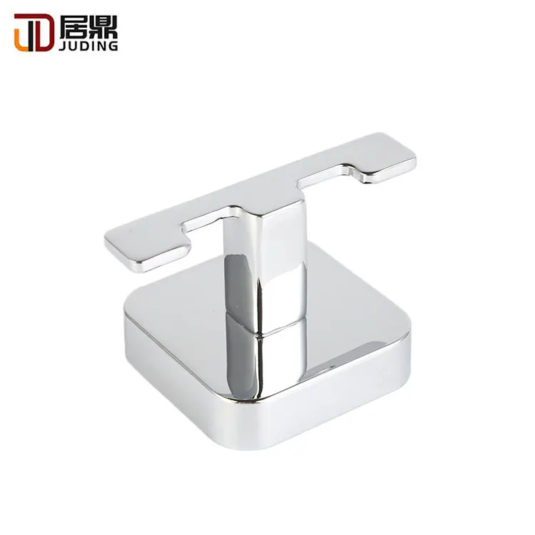 Hardware Hot Sale Wall Mounted Bathroom Chrome Clothing And Towel Double Robe Hook