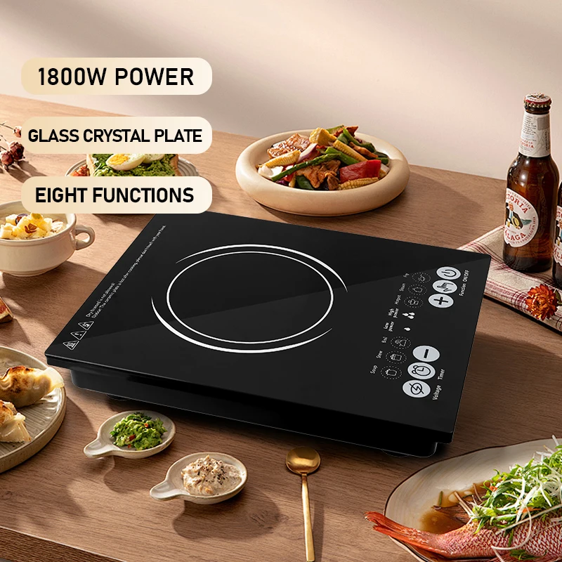 Induction Wok Cooker Induction Cooker Electric Ceramic Stove Household Single Table Top Induction Stoves