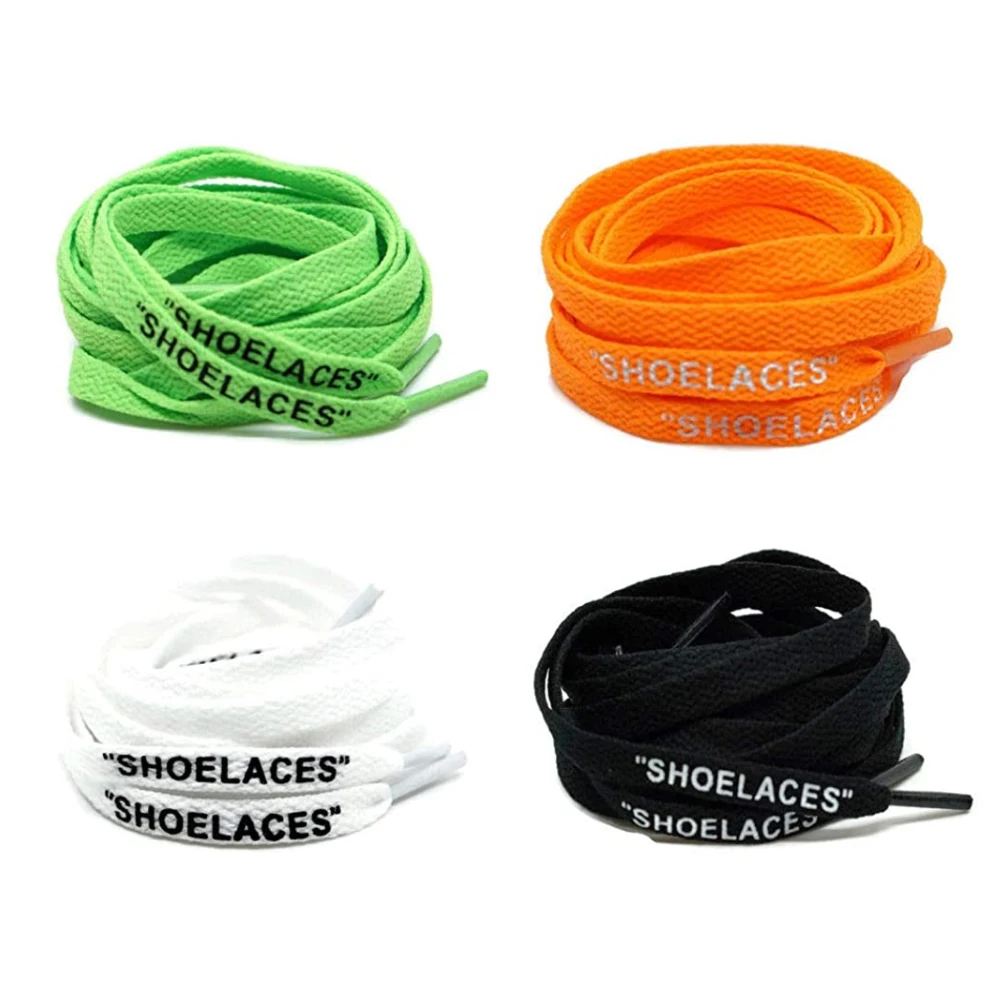 Wholesale Custom Printed Flat Shoelaces Sport Shoe Laces Sneaker Shoe Strings
