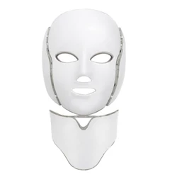 Cuidado De La Piel Belleza 7 Colores Con Cuello LED Photon PDT Maquina Terapia De Luz Facial Light Up LED Mascarilla Facial