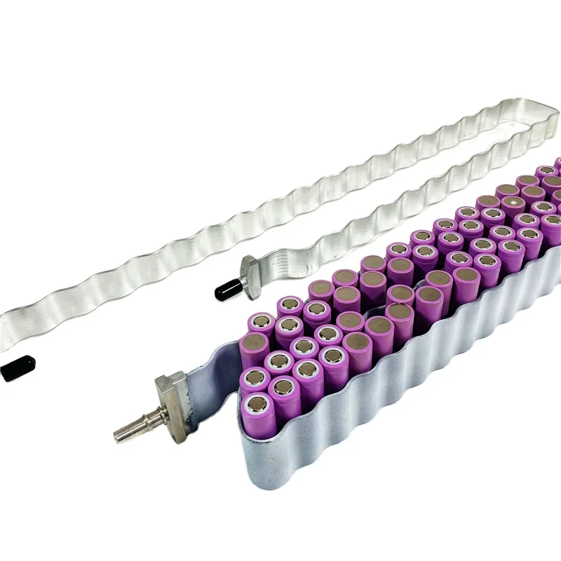 Pressed sustainable battery passenger carriage flat water cooling aluminum water cooling plate