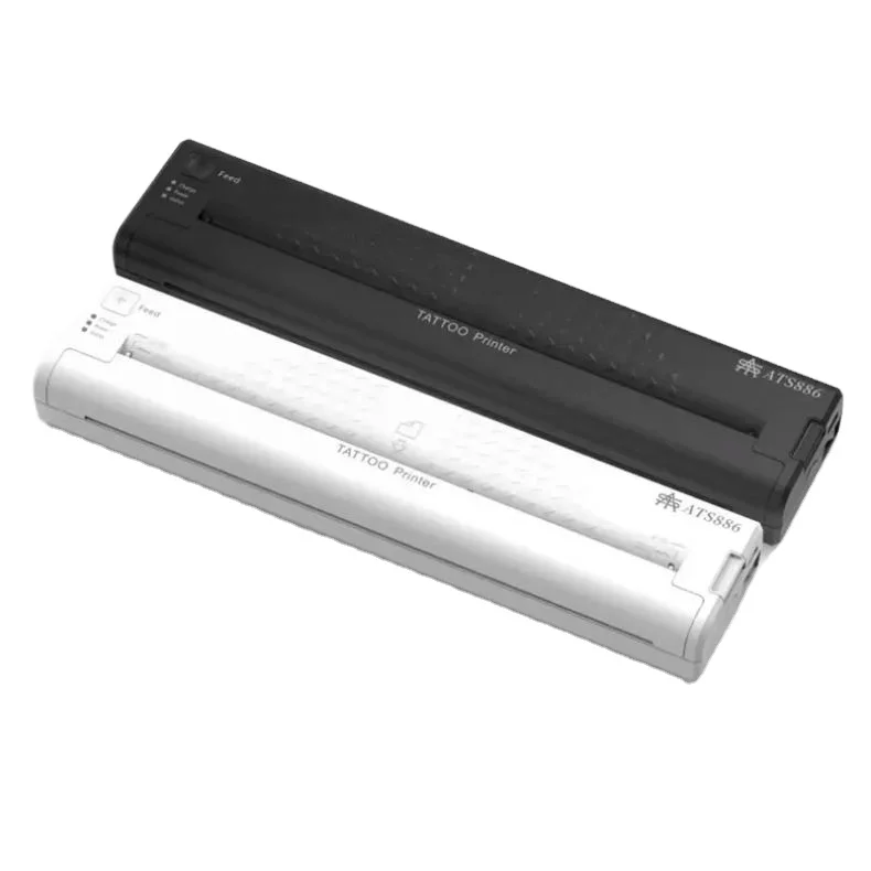 Portable Bluetooth Tattoo Copier Machine A4 Mini Quick Thermal Skin Prinker Transfer Temporary Stencil Tattoo Printer