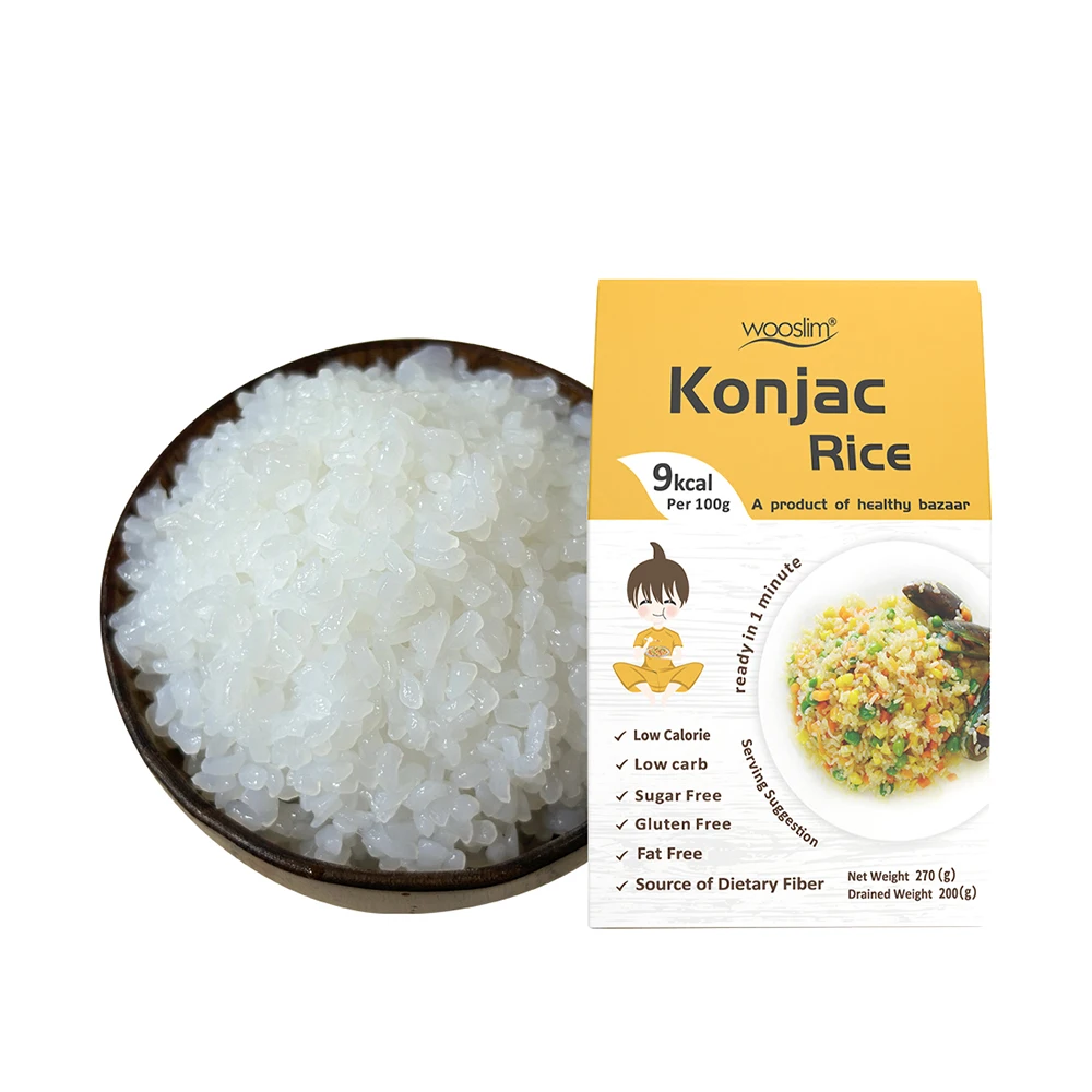 China Konnyaku Food Factory Produce Low Carb Dry Shirataki Rice Precooked Konjac Noodle Ketogenic Halal Instant Konjak Noodles