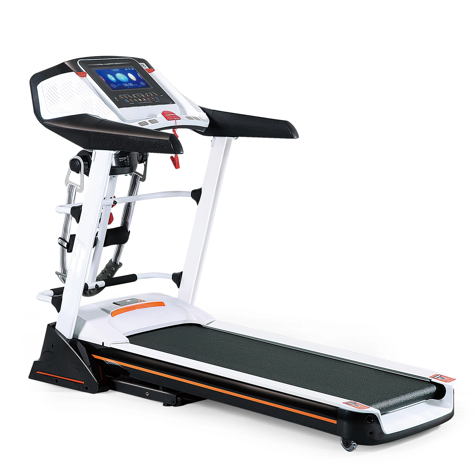 Gym Exercise Walking Running Machine Sport Foldable Treadmill China for Home Max Black Star Fitness Heart Auto Wireless Unisex