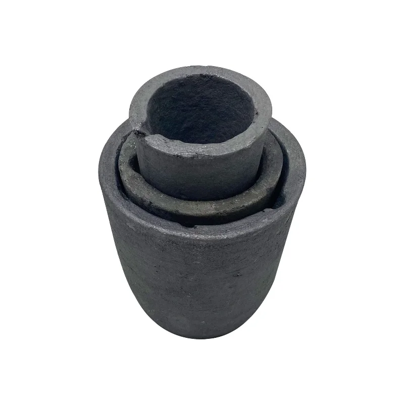 500kg Iron Aluminum Sic Carbide Industrial Graphene Silicon Crucible Metals Steel Cast Crucibles for Melting Gold