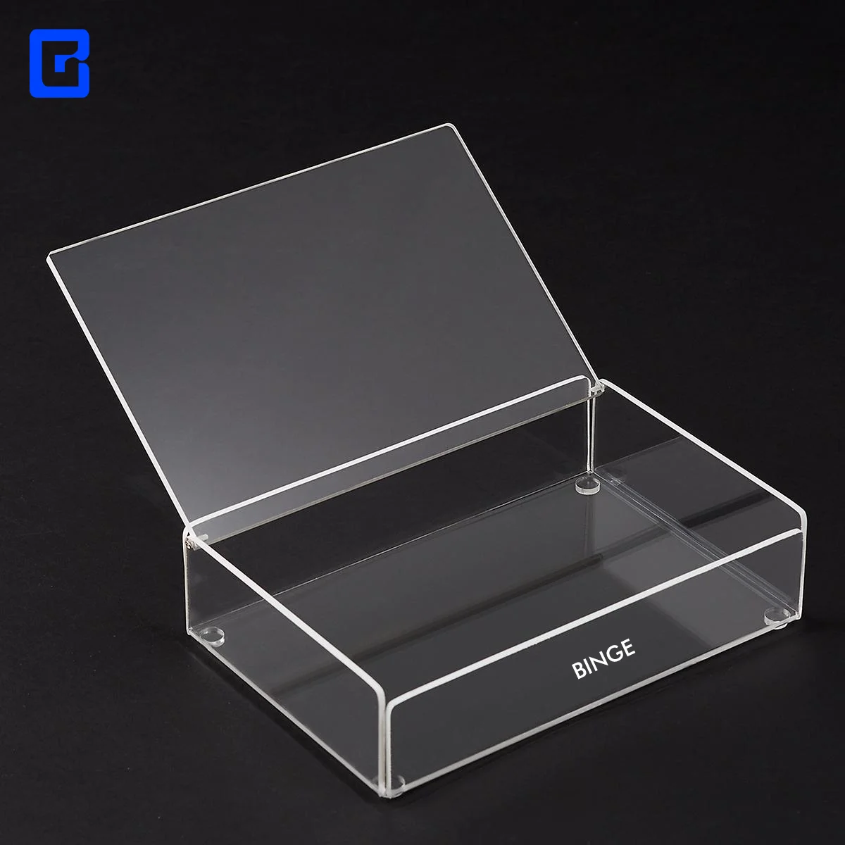 Factory wholesale small acrylic box custom clear acrylic box