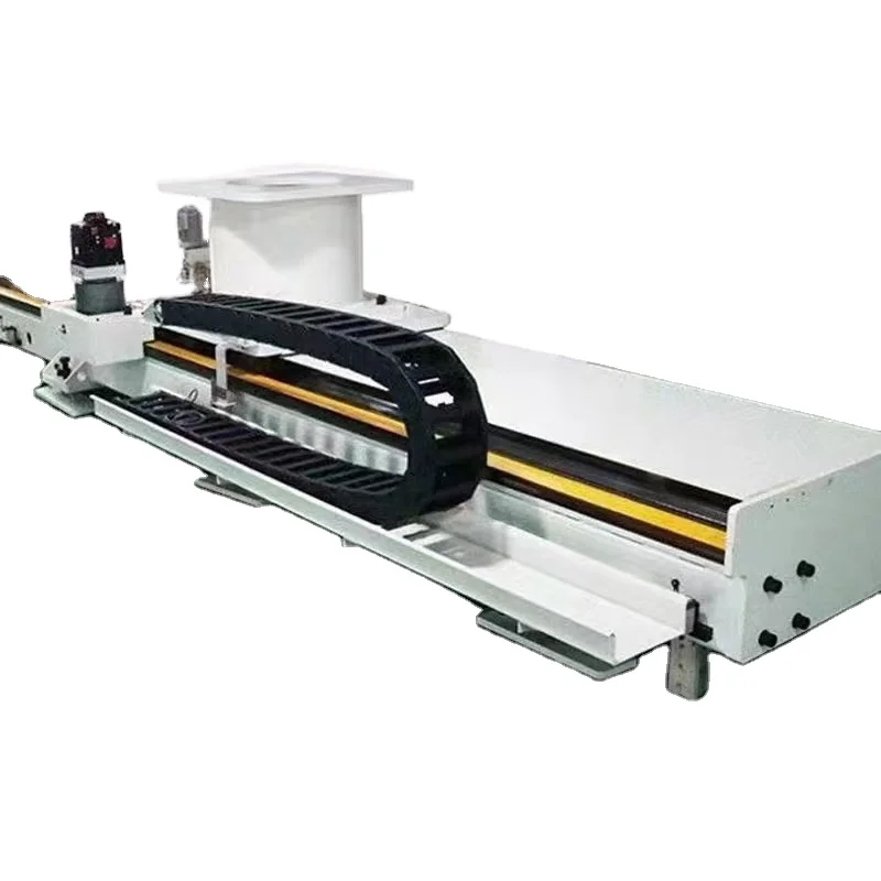 Heavy-duty seventh axis ground rail robot walking track long stroke gear rack sliding platform truss manipulator