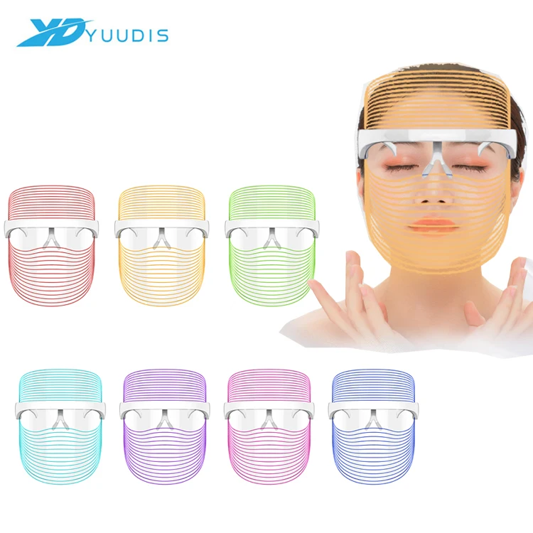 
Factory Directly Supply facial therapy anti-aging 7 colors beauty light pdt led mask 
