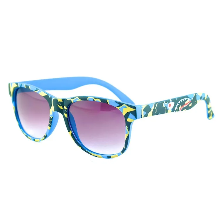Wholesale Camouflage Plastic Kids Sunglasses Outdoor Sports Children Sun Glasses