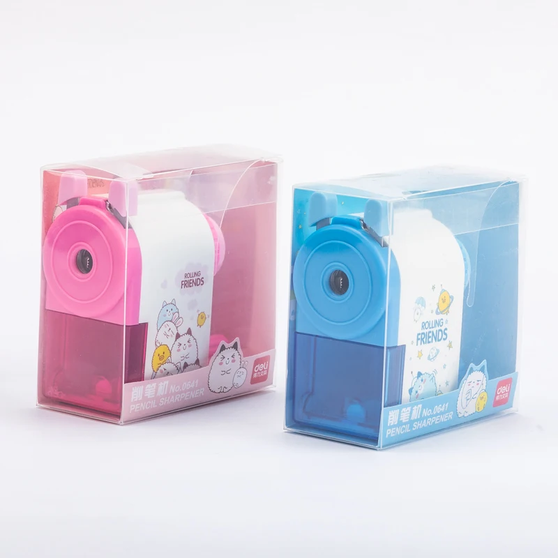 Пластиковая точилка для карандашей с ластиком