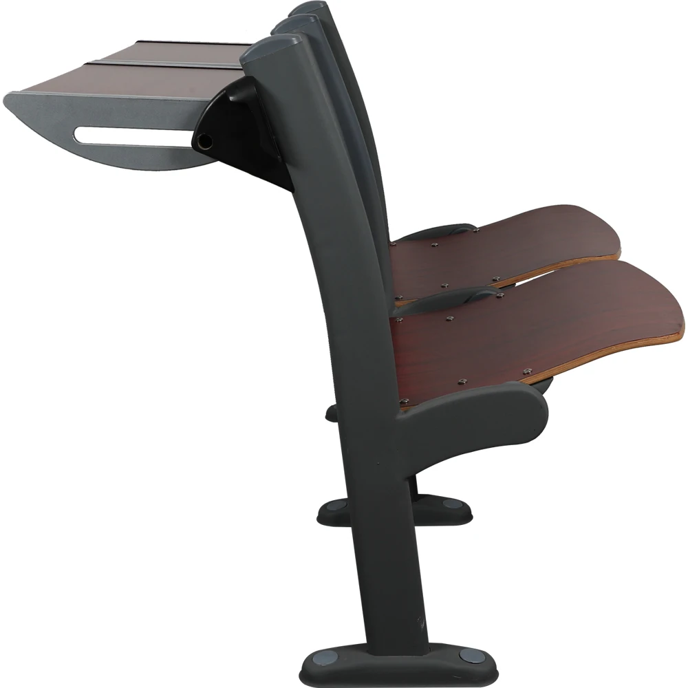 High Quality School University Furniture Wooden Study Folding Step Chairs Lecture Theatre Chairs