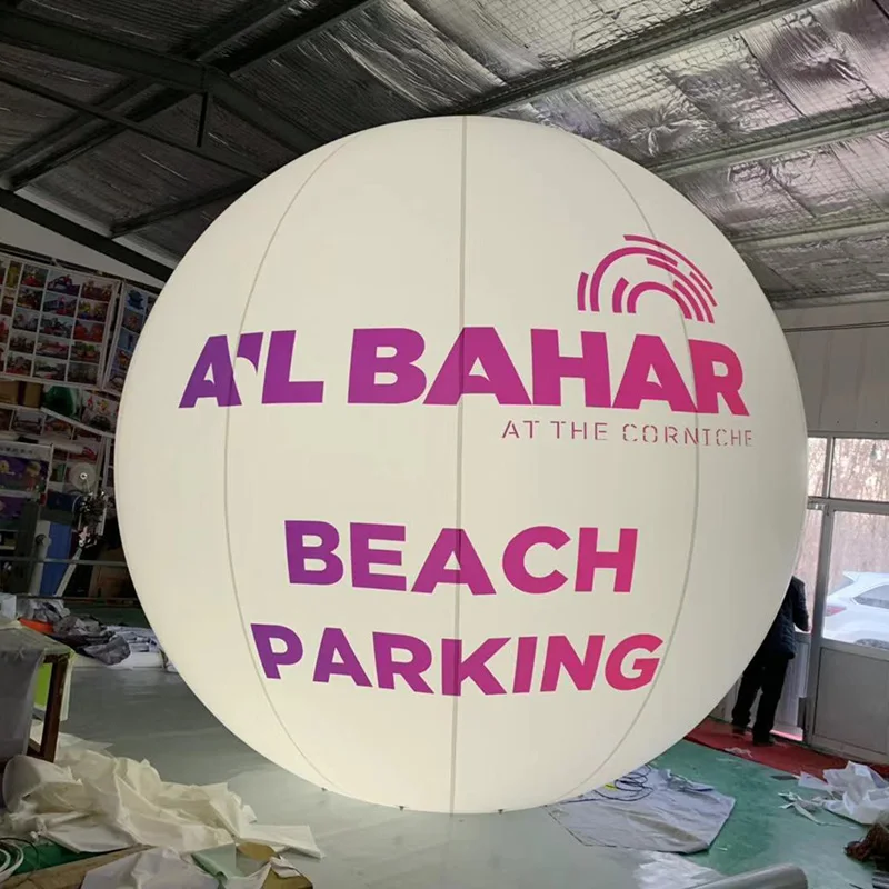 full digital printing PVC Airtight Inflatable 4 m Advertising helium Floating Balloon for Promotional activities