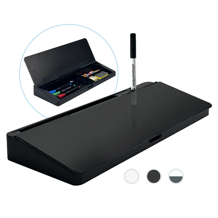 Ultra White Glass Plastic Base Desktop Dry Erase  Whiteboard For Home Office Desk Accessories