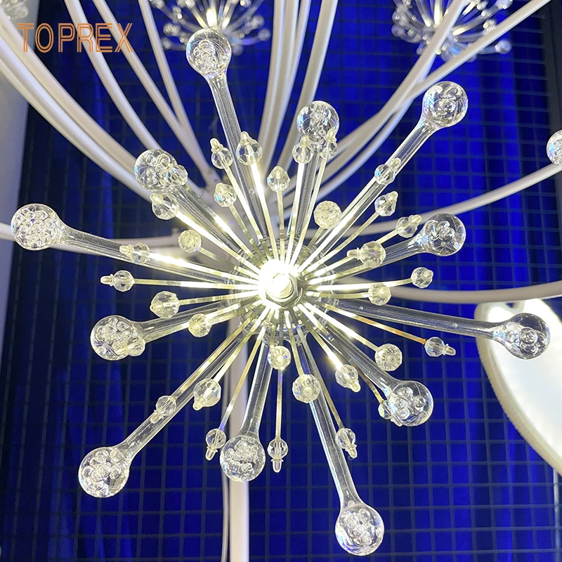 Warm White Dandelion Light Stage Props Wedding Aisle Decor and Event Decoration Equipment for Wedding Events