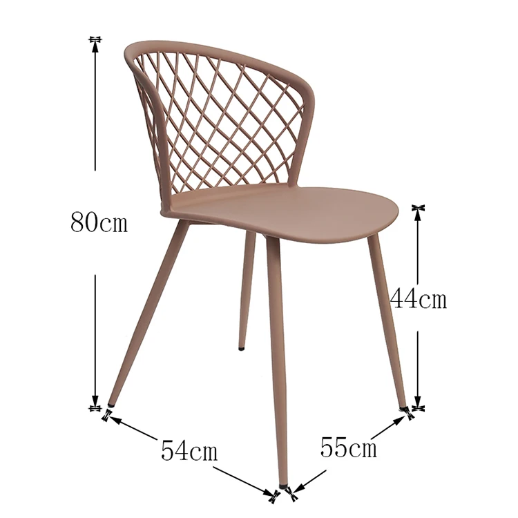 Low Price Dining Chair Stacking Metal Legs Plastic Dining Chairs For Dining Room