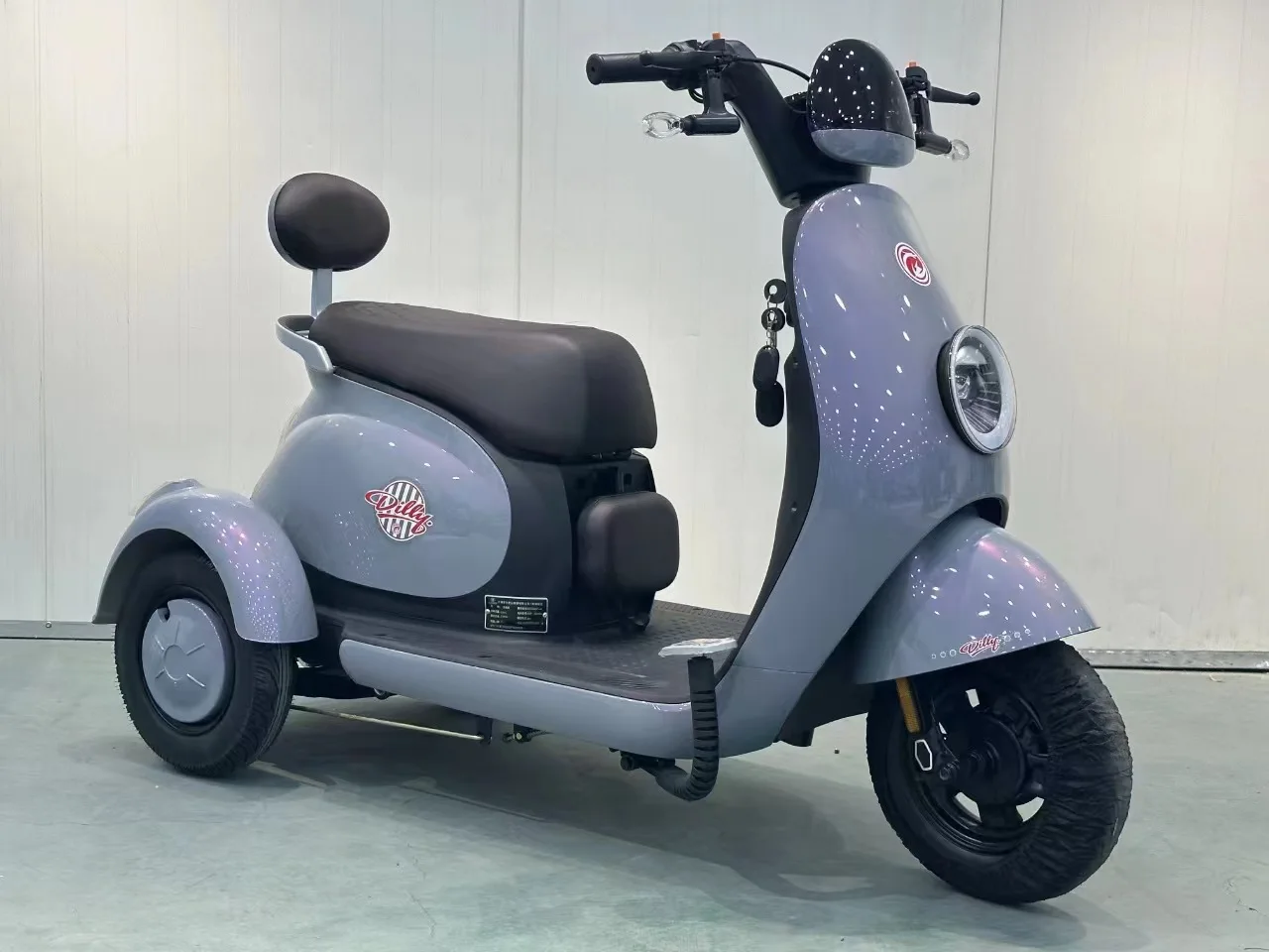 New electric tricycle small household adults pick up children and elderly leisure electric tricycle