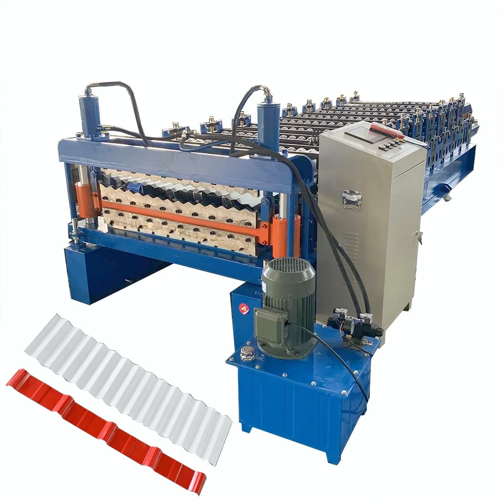 Buy Ibr Sheets Zinc Roof Former Machine Single Double Three Layer Corrugated Sheet Aluminium Tile Roll Forming Machine