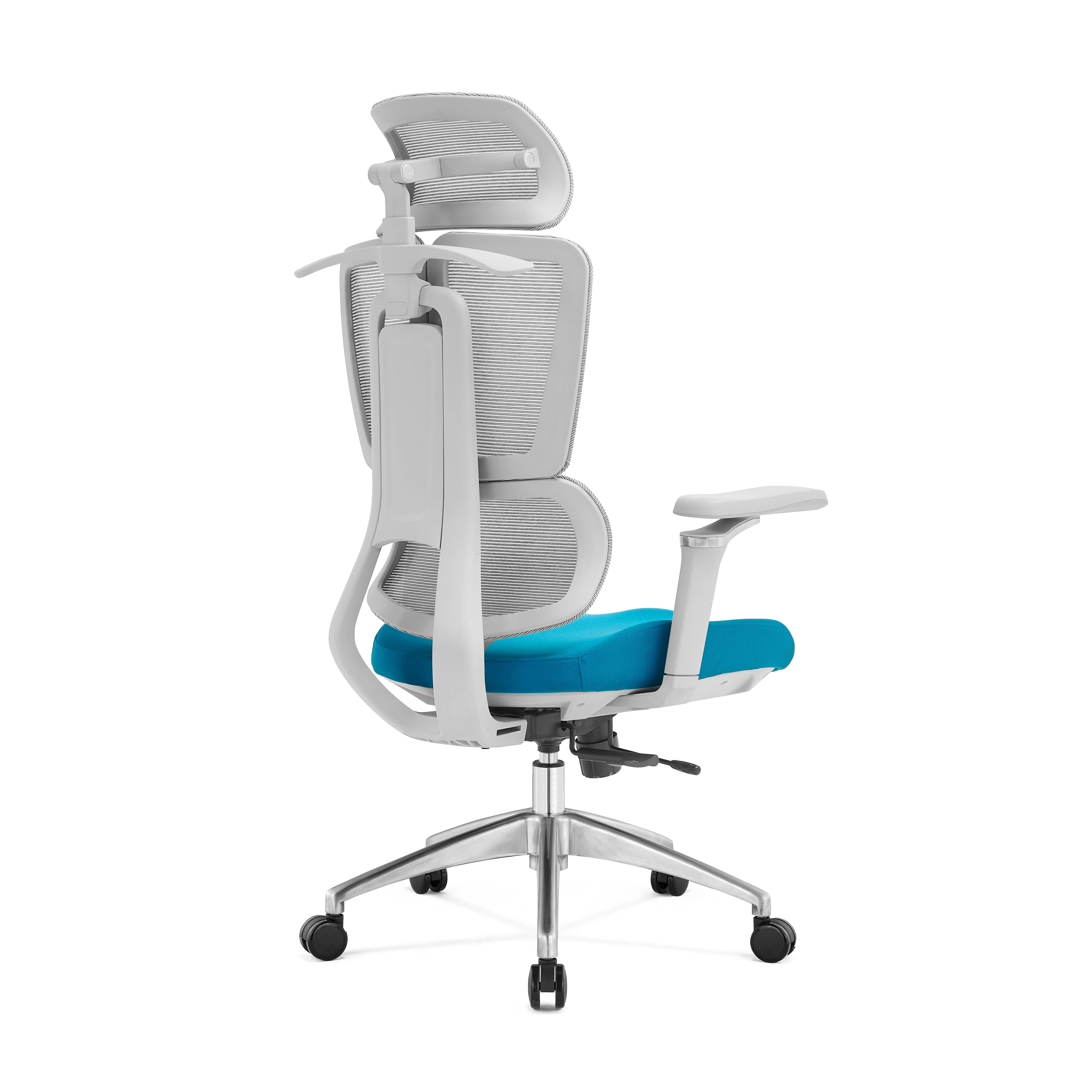 Foshan New luxury modern design ergonomic office mesh fabric chair Comfort Swivel executive chair with 6D armrest