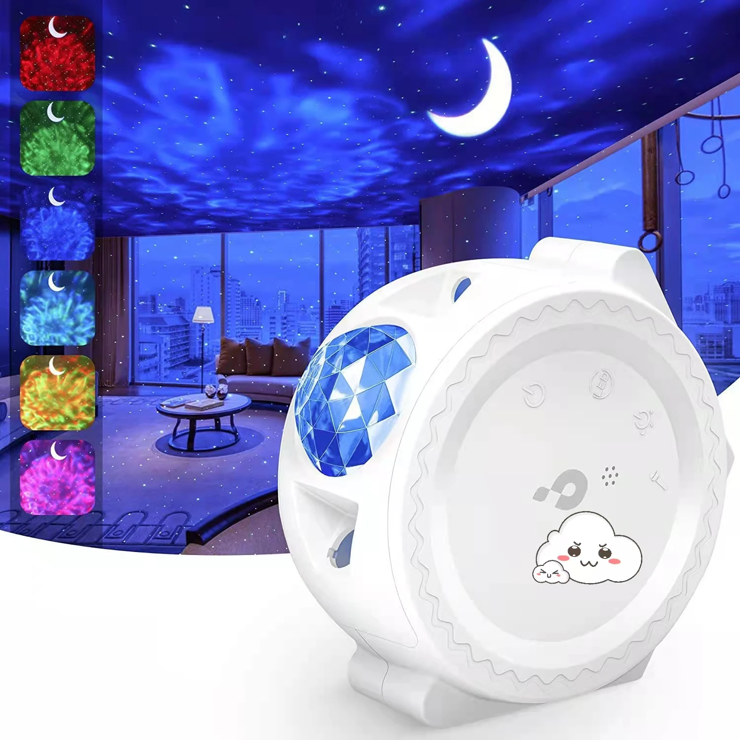 Умный трехв-1 водяной знак звездное небо/лазерный проекционный свет звездного неба/светодиодный звездный свет неба