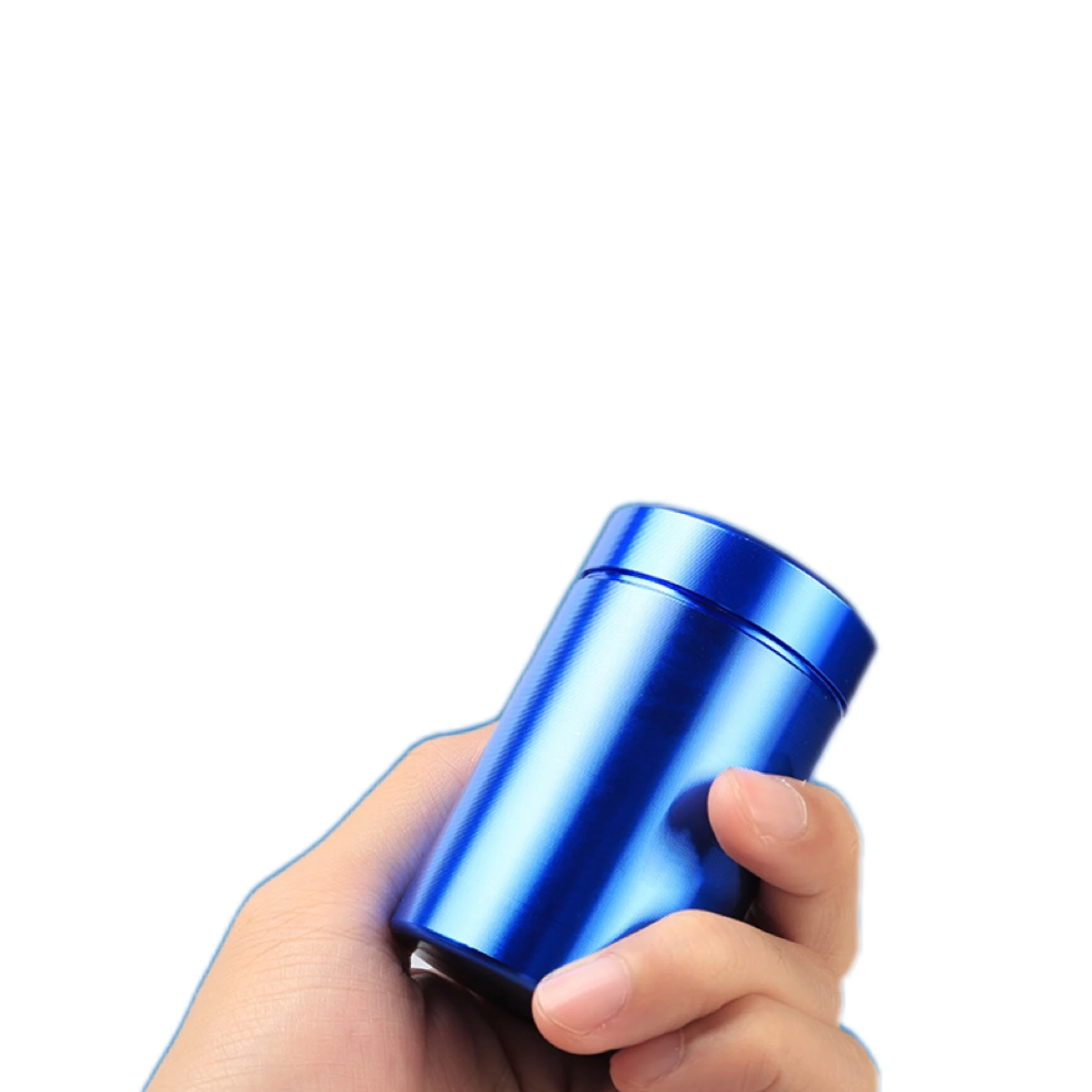 Convenient small large tea candy pill dried fruit can metal titanium aluminum alloy