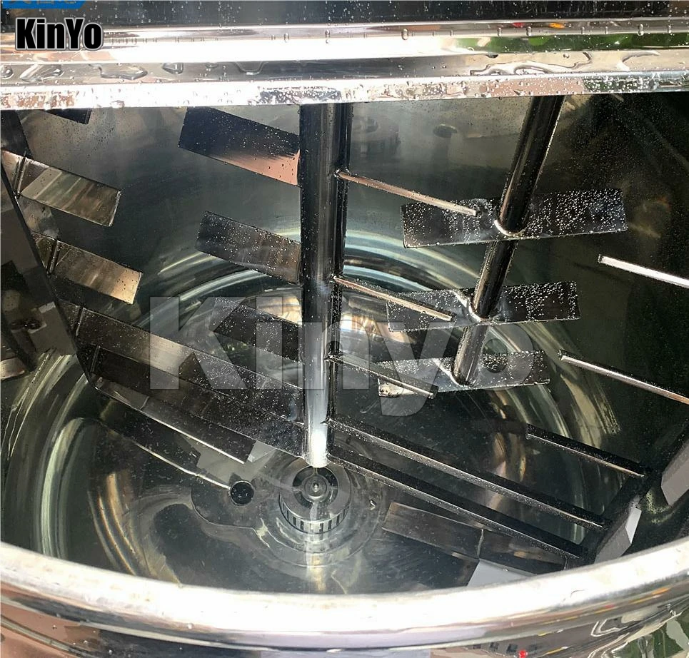 500L 500 gallon  liquid mixer high viscosity double jacketed emulsifier  homogenizing reactor  emulsifier mixer