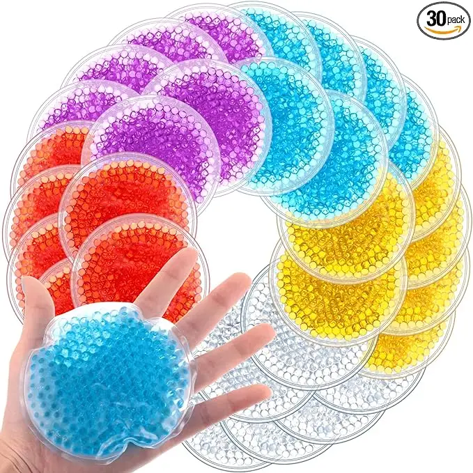 Hot Selling Customized Size Gel Bead Ice Pack Lip Shaped Gel Ice Pack Reusable Heat Packs Microwaveable Lip Shape Ice Pack Logo