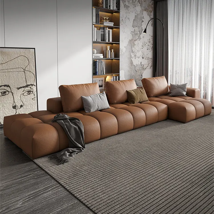Lounge Leisure Sectional Velvet Reception Nanotech Cloth Fabric Leather Modern Living Room Sofa