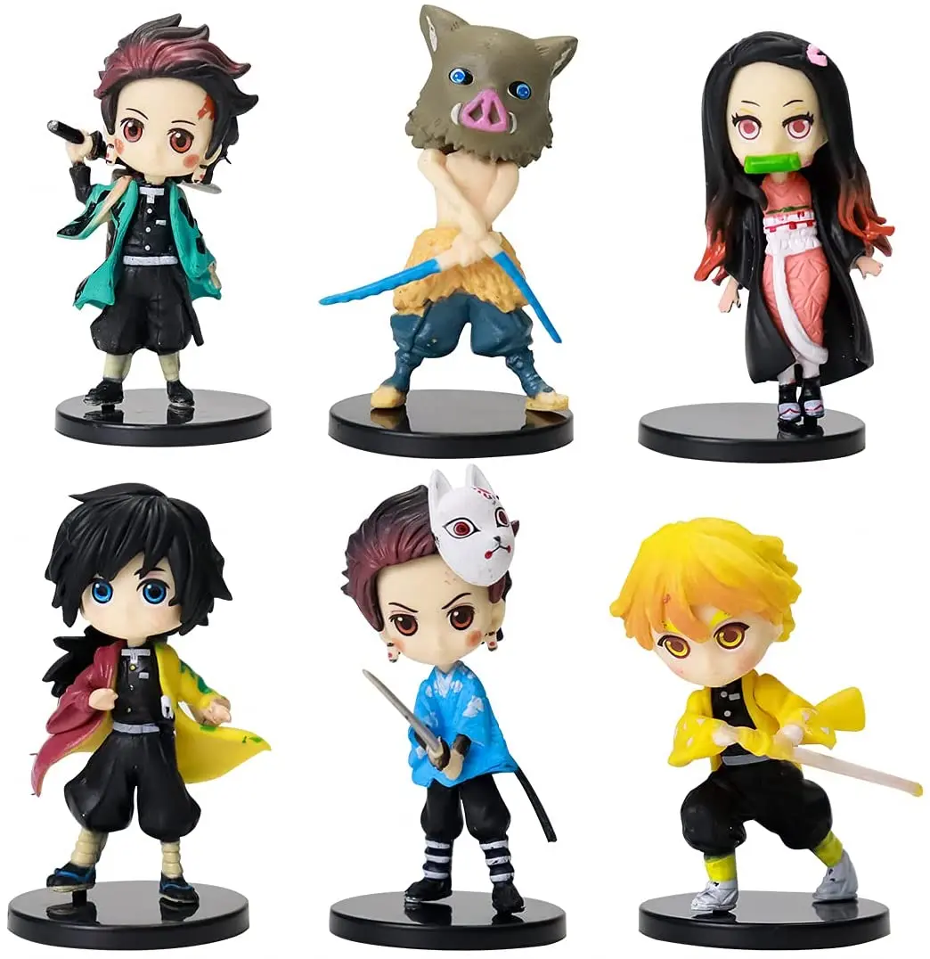 Custom cartoon mini Anime Figure, OEM 3d pvc toy cartoon anime mini figure