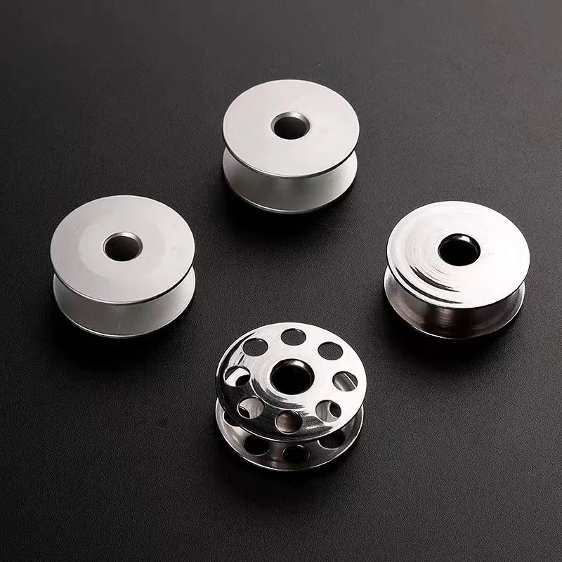 Bobbin Aluminum Bobbin Stainless Steel Plastic Bobbin Thread Core Synchronized Car Pattern Machine Accessories