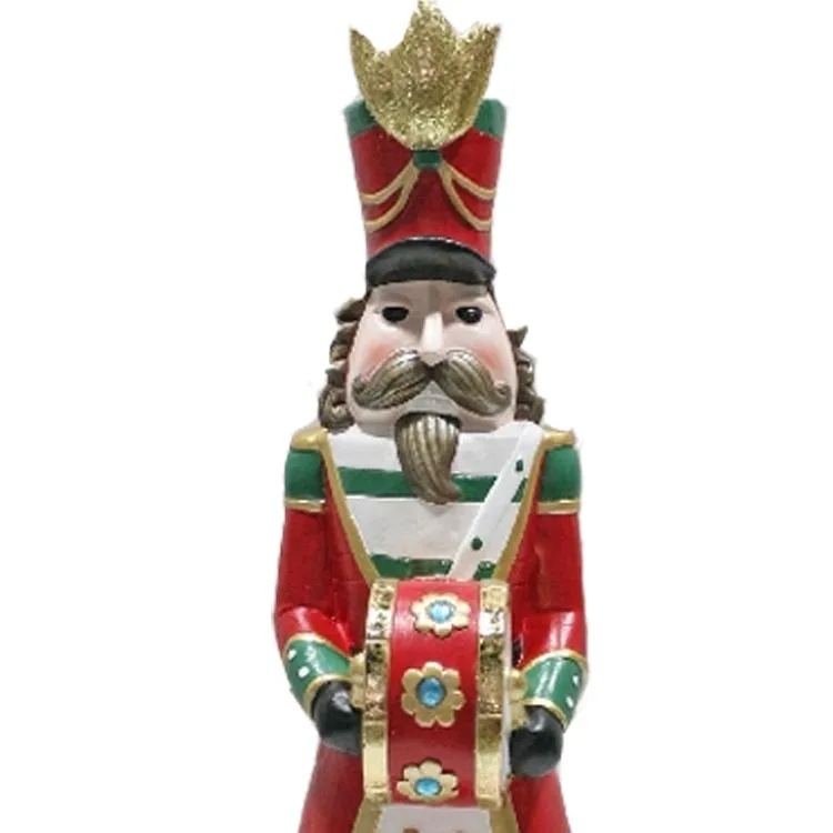 Whosale Resin Christmas Ornaments Resin Crafts 29inch Band Drummer Decor