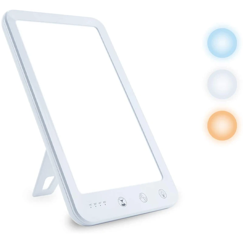 Large Size Screen Antidepressant UV-Free Full Spectrum 10000 Lux Sun Adjustable Brightness SAD Light Therapy Lamp