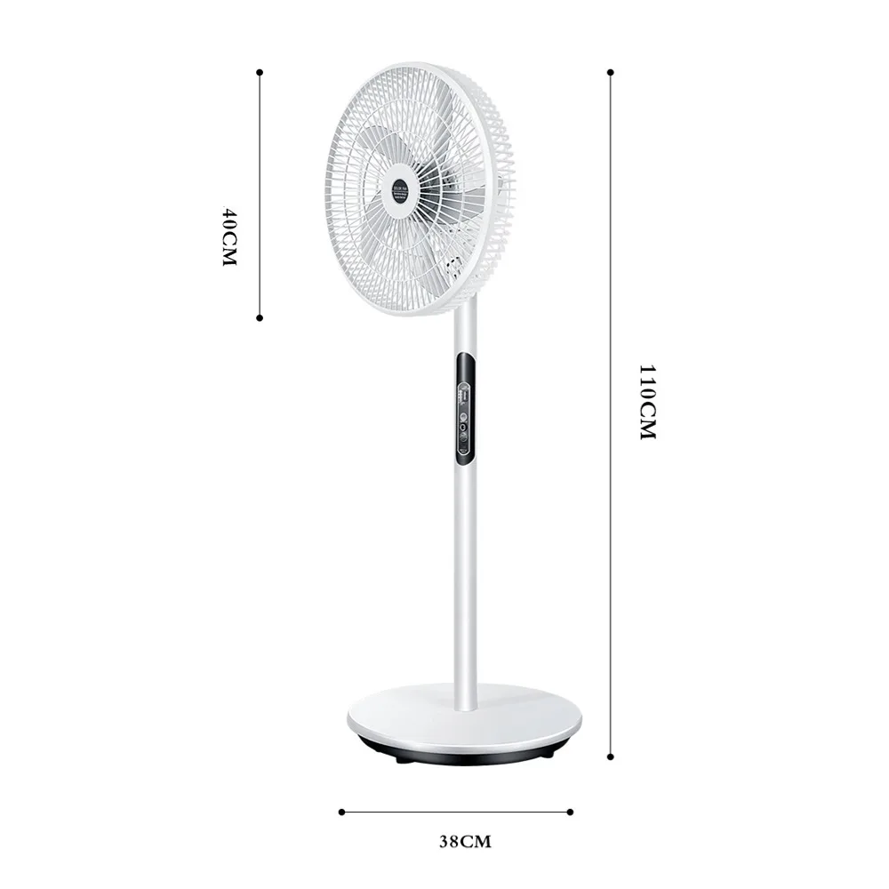 oem Solar Rechargeable standing Fan 12 Inch Energy Conservation Solar Fan With Solar Panel