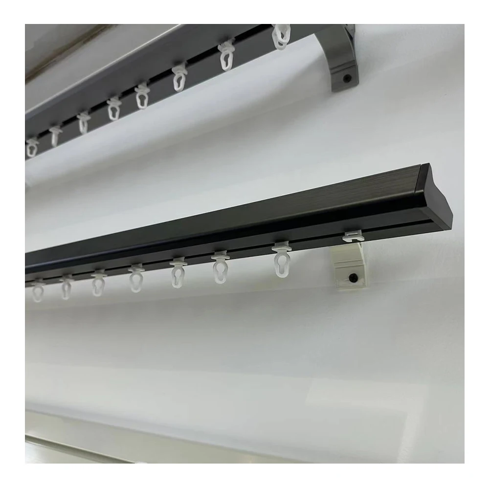 KEEWO 2024 New Model Curtain track Rails Electric Curtain Tracks With Curtain new bracket